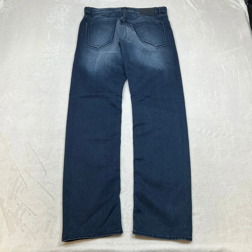 BOSS‎ Jeans Mens 32x32 Blue Dark Wash Denim Straight Leg